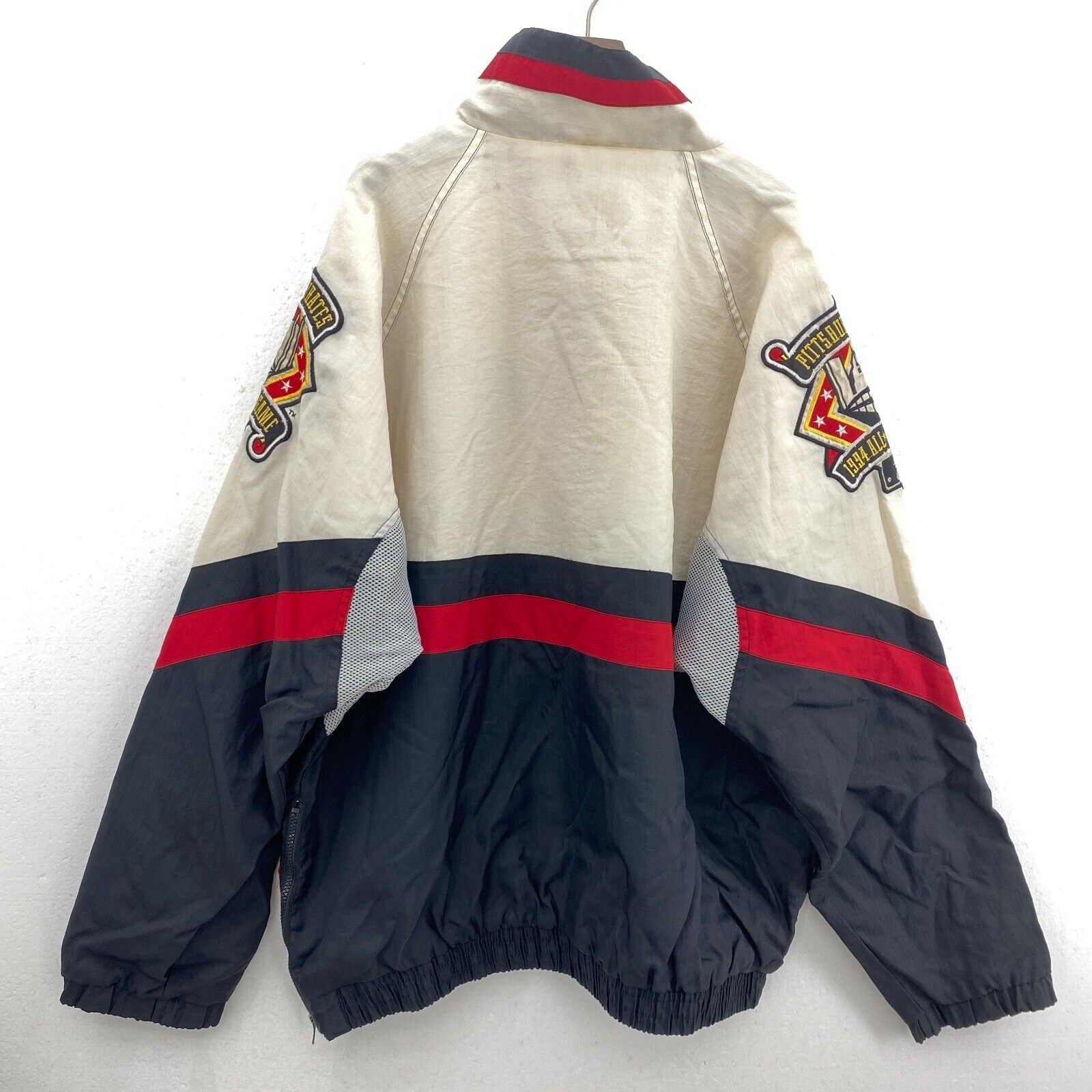 Starter MLB Pittsburgh Pirates All Stars Game Quarter Zip White Jacket Size XXL