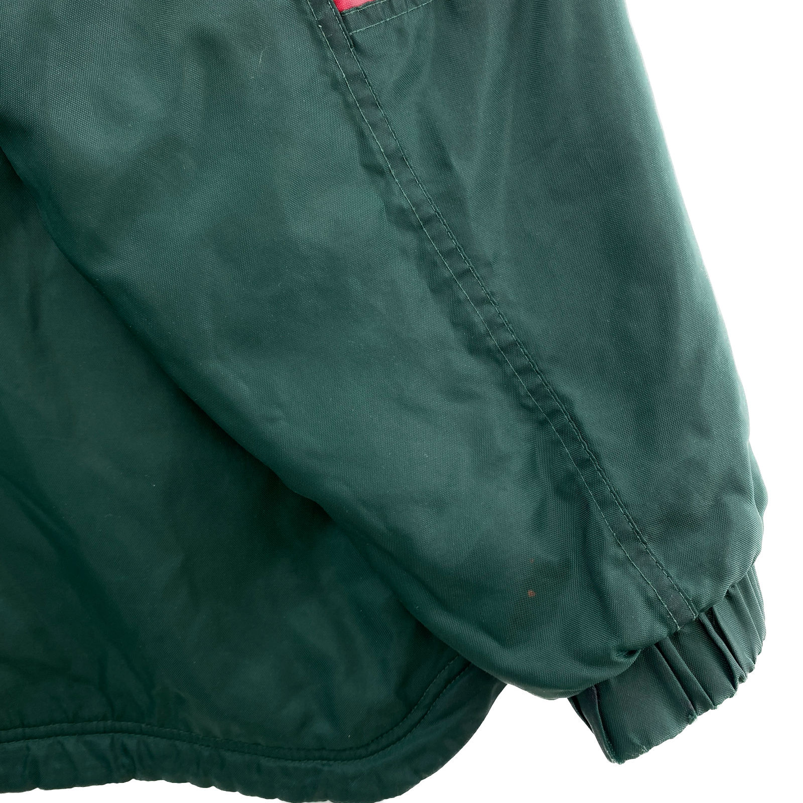 Vintage Logo Athletic Minnesota Wild NHL Green Full Zip Insulated Jacket Size L