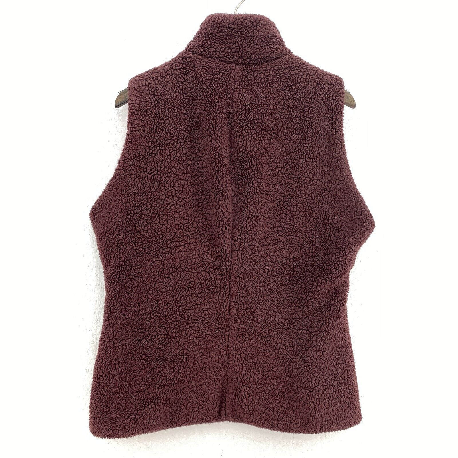 Vintage Patagonia Burgundy Red Full Zip Fleece Vest Jacket Size M