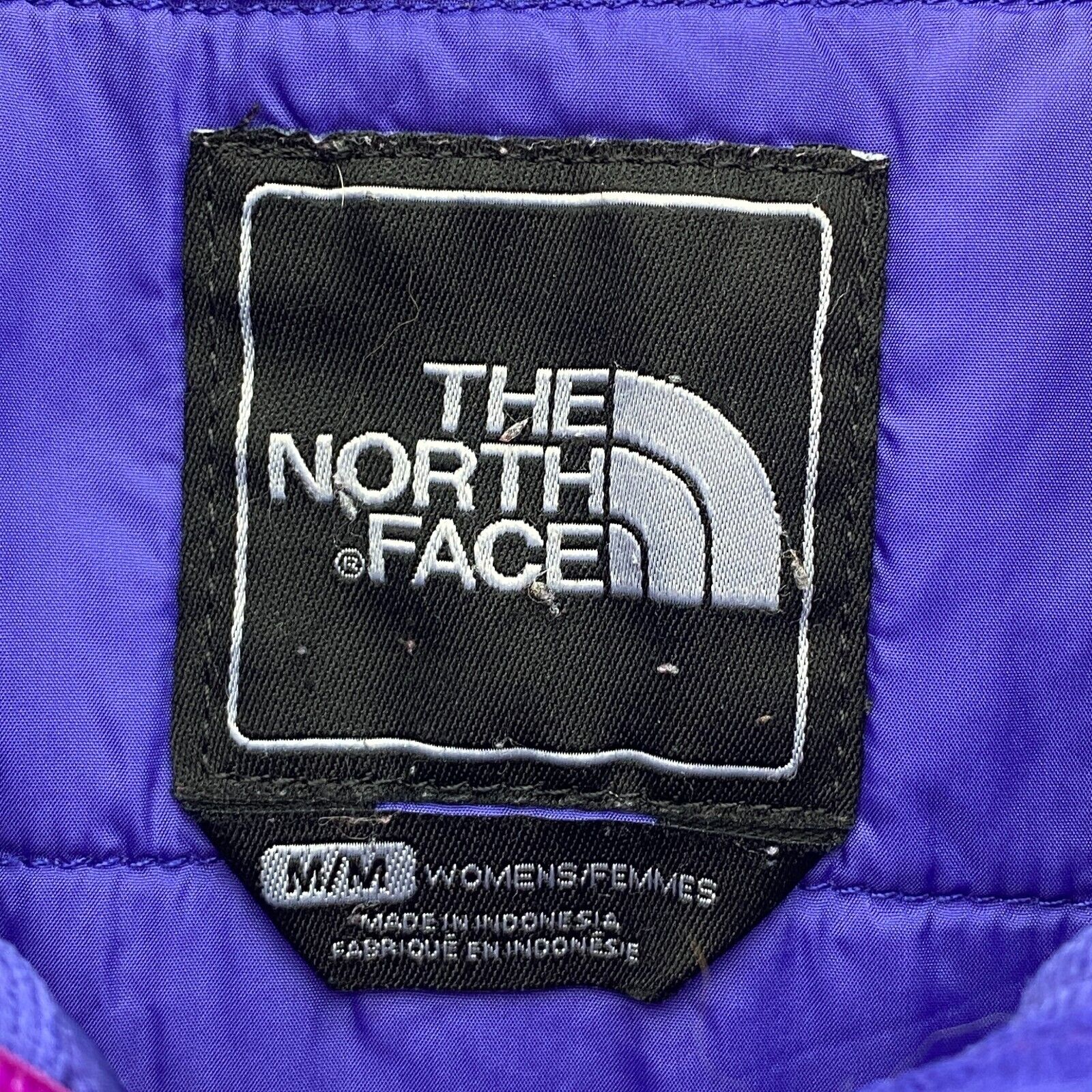 The North Face Full Zip Women's Jacket Size M Hooded Purple