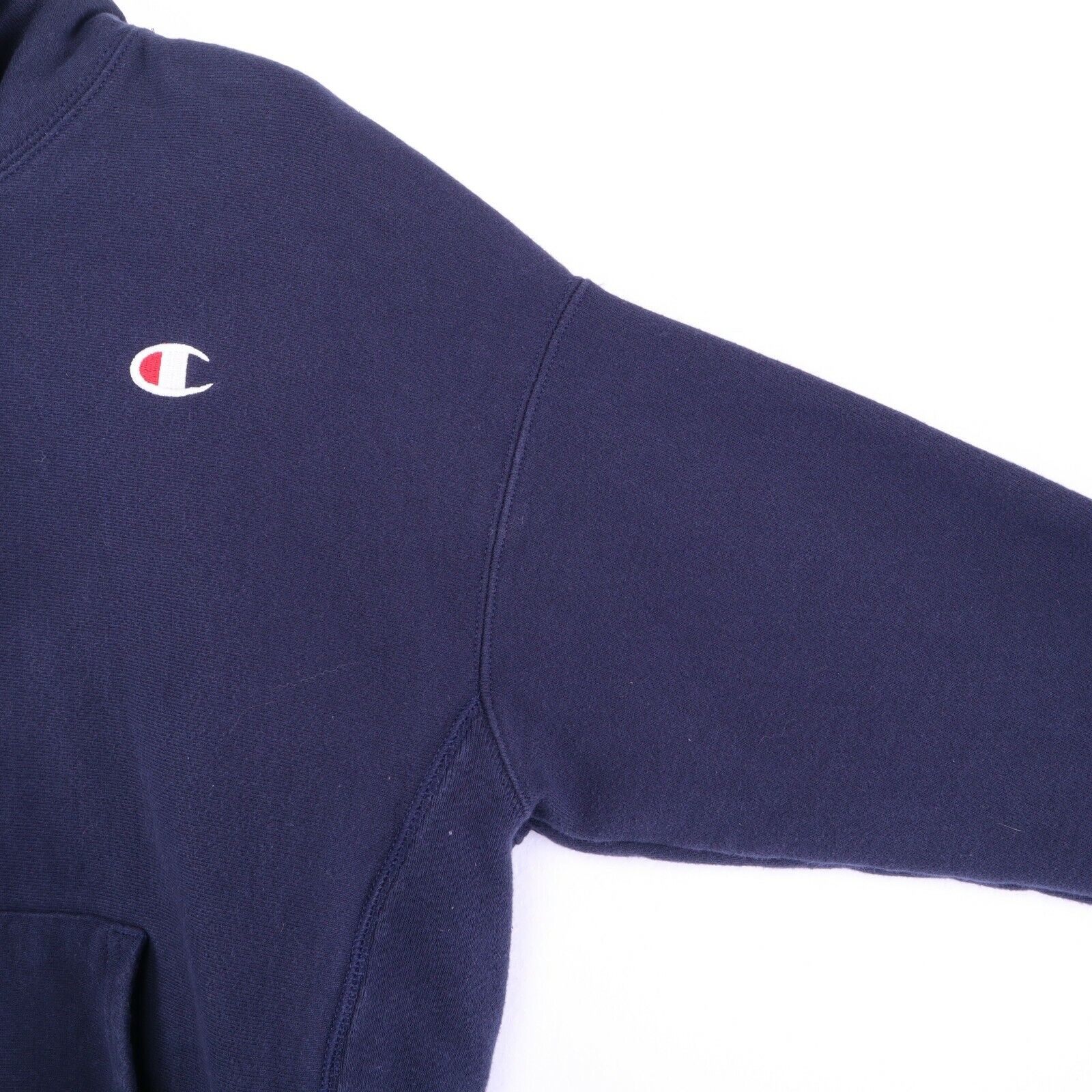 Champion Reverse Weave Blue Hoodie Size Large