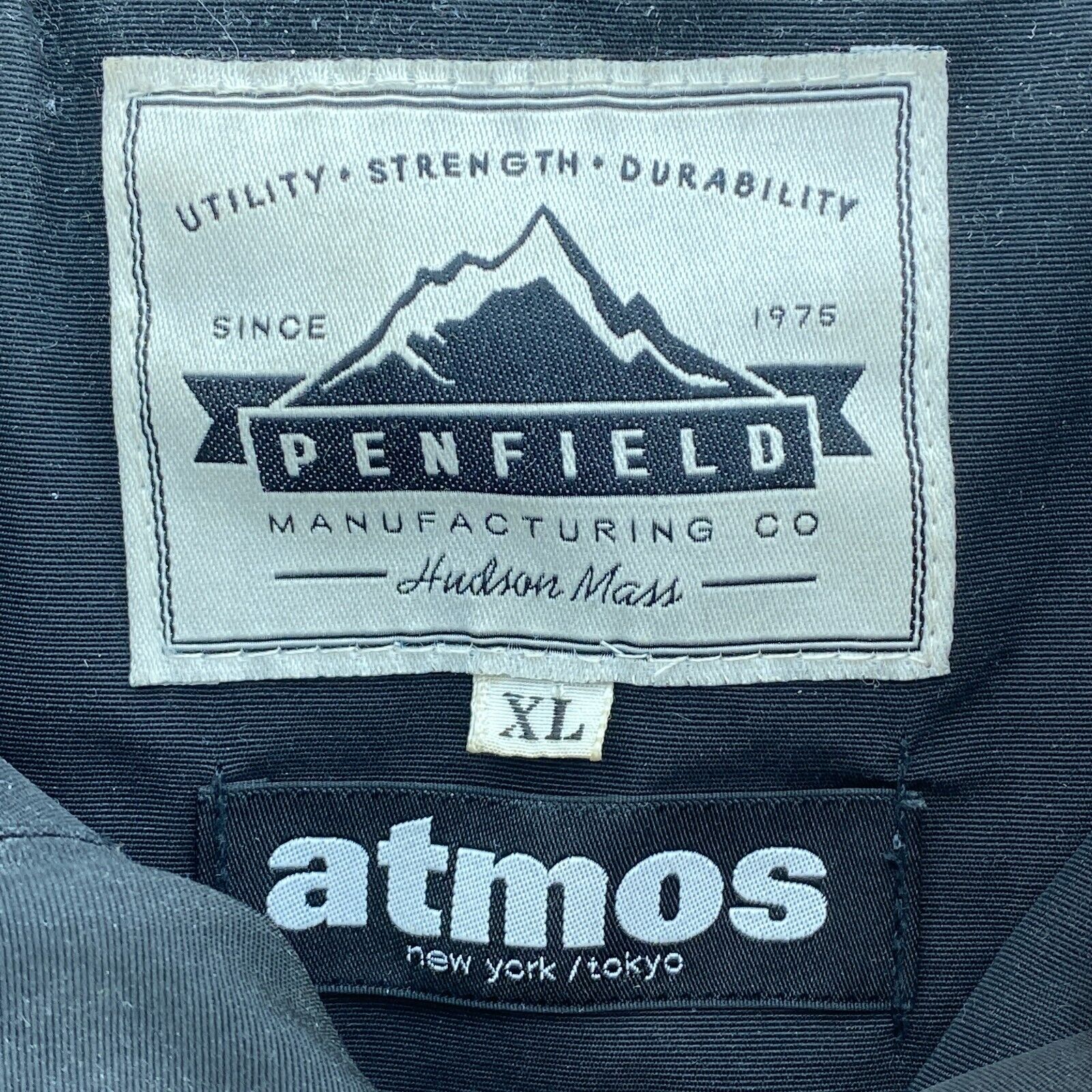Penfield Black Full Zip Hooded Jacket Size XL Women's