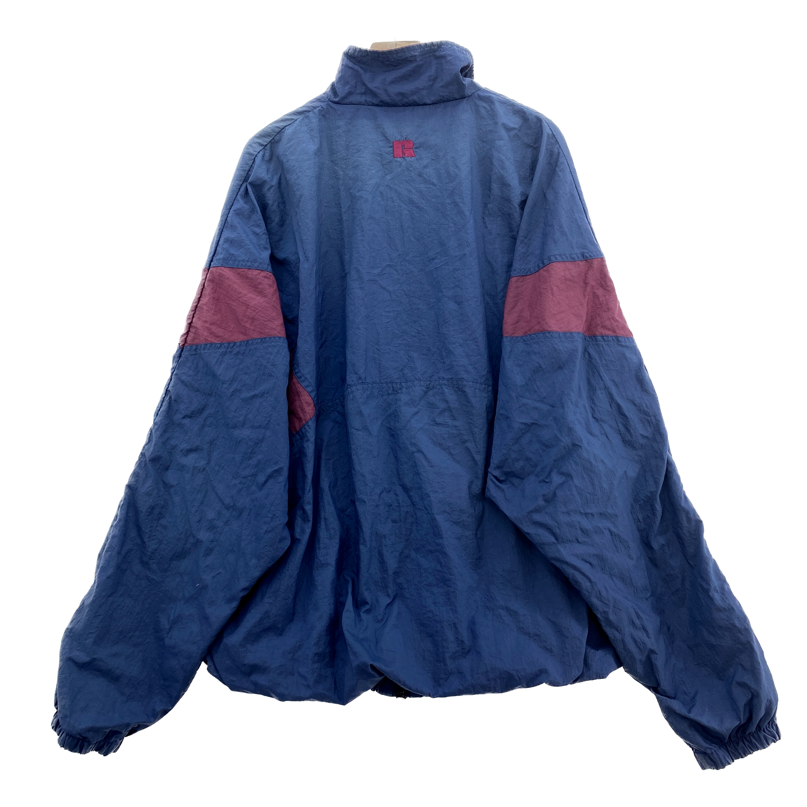 Vintage Russell Athletic Logo Full Zip Navy Blue Jacket Size XL