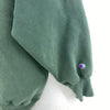 Champion Logo Green Crew Neck Green Sweatshirt Size XXL