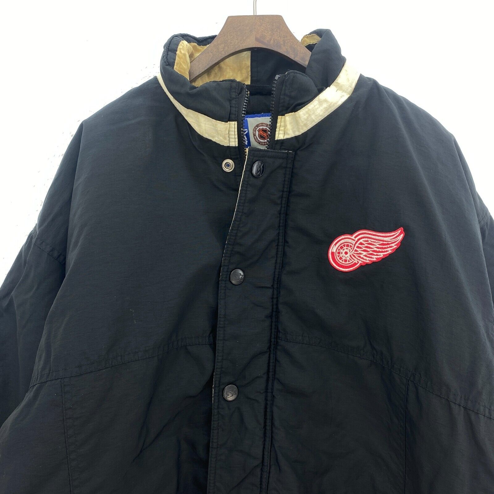 Starter Stanley Cup Champions Full Zip Black Insulated Jacket Size M