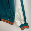 Vintage Reebok Miami Dolphins NCAA Green Full Zip Bomber Jacket Size XL