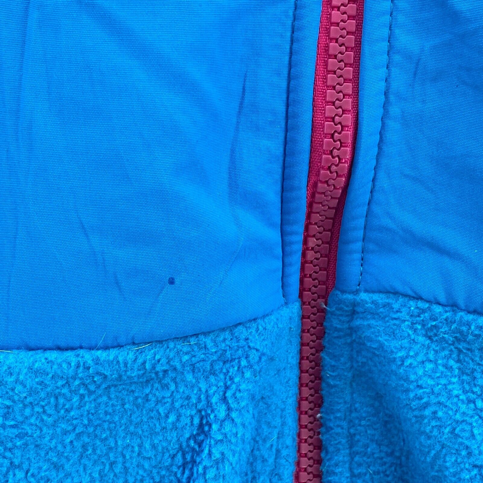 The North Face Women's Fleece Jacket Blue Full Zip Up Size S