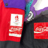 Enjoy Coca Cola Albertville 92 Olympic Full Zip Insulated Red Jacket Size L