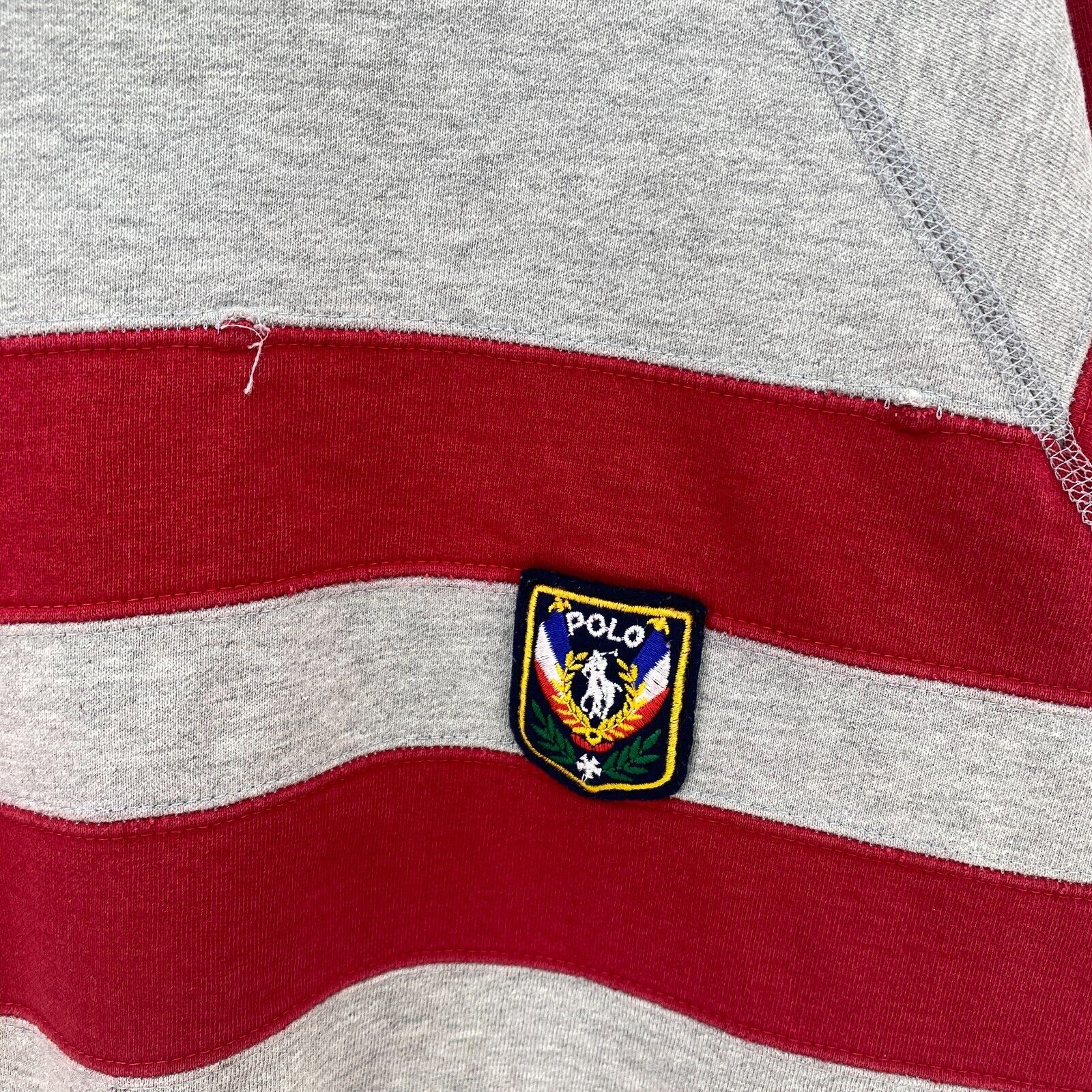 Polo Ralph Lauren Logo Gray Sweatshirt Size M Crew Neck