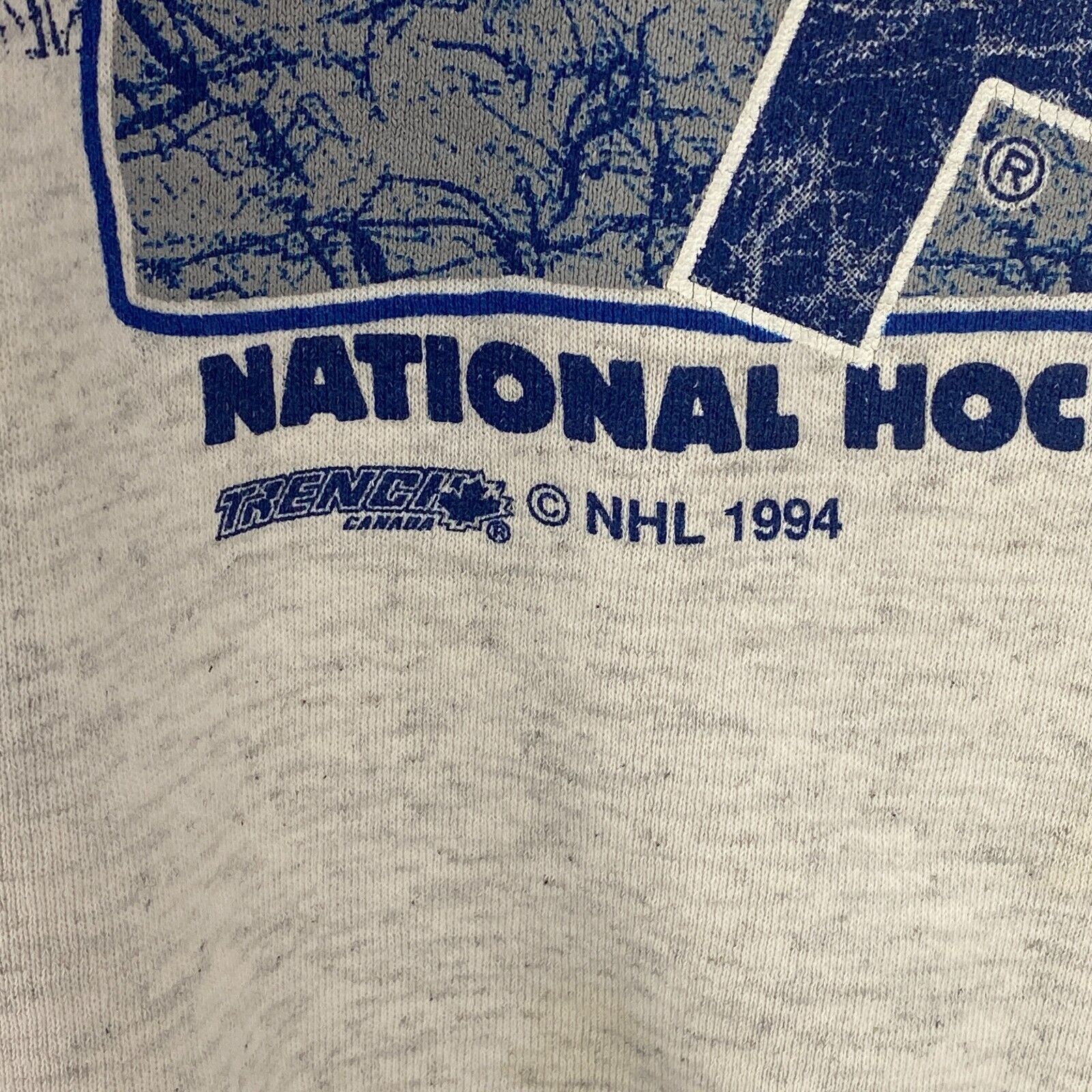 Toronto Maple Leafs NHL Logo Gray Sweatshirt Size XL Crew Neck