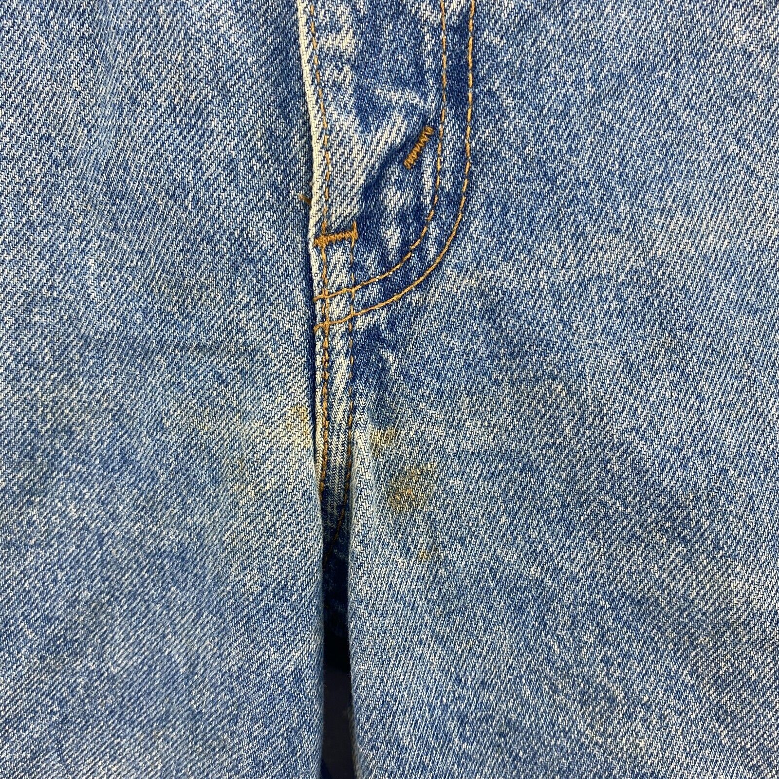 Levi Strauss 634 Orange Tab Medium Wash Jeans Size 34 x 26
