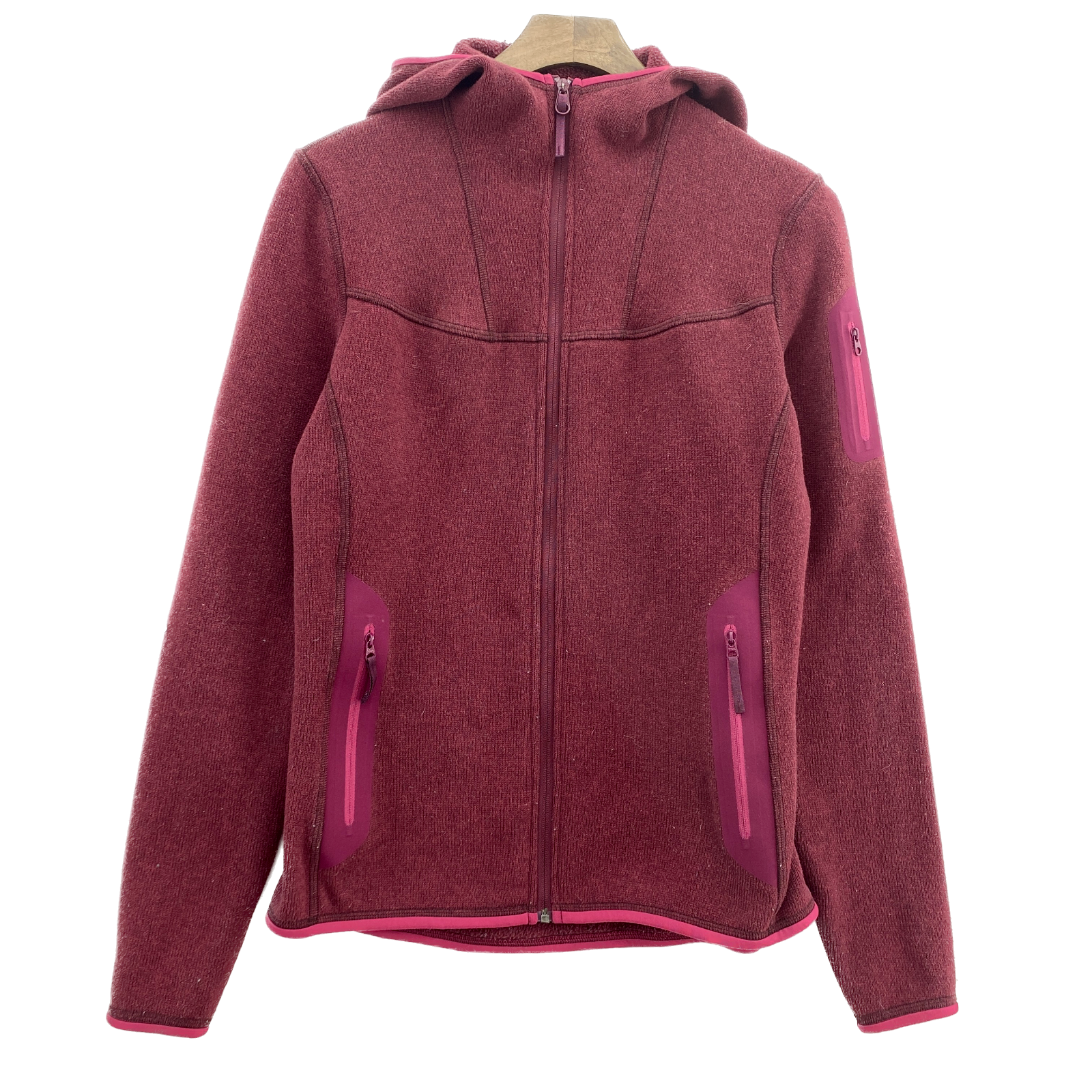 Vintage Arc'teryx Full Zip Burgundy Beta Jacket Size S Women's