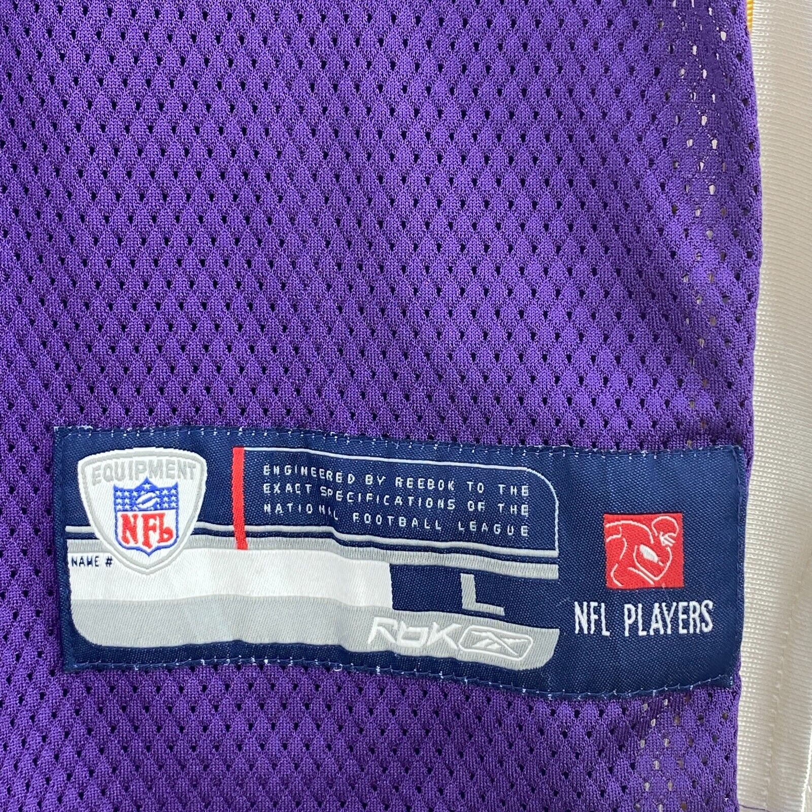 #28 Adrian Peterson Minnesota Vikings Reebok Purple Jersey Size L NFL