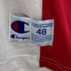Champion Miami Heat 33 Alonzo Mourning V Neck White NBA Jersey Size XL