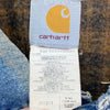 Carhartt Workwear Lined Denim Jacket Size XL Button Up