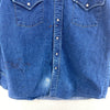 Vintage Carhartt Double Pocket Medium Wash Blue Denim Shirt Size M