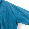 Nike Logo Swoosh Check Blue Hooded Jacket Size M Full Zip Up