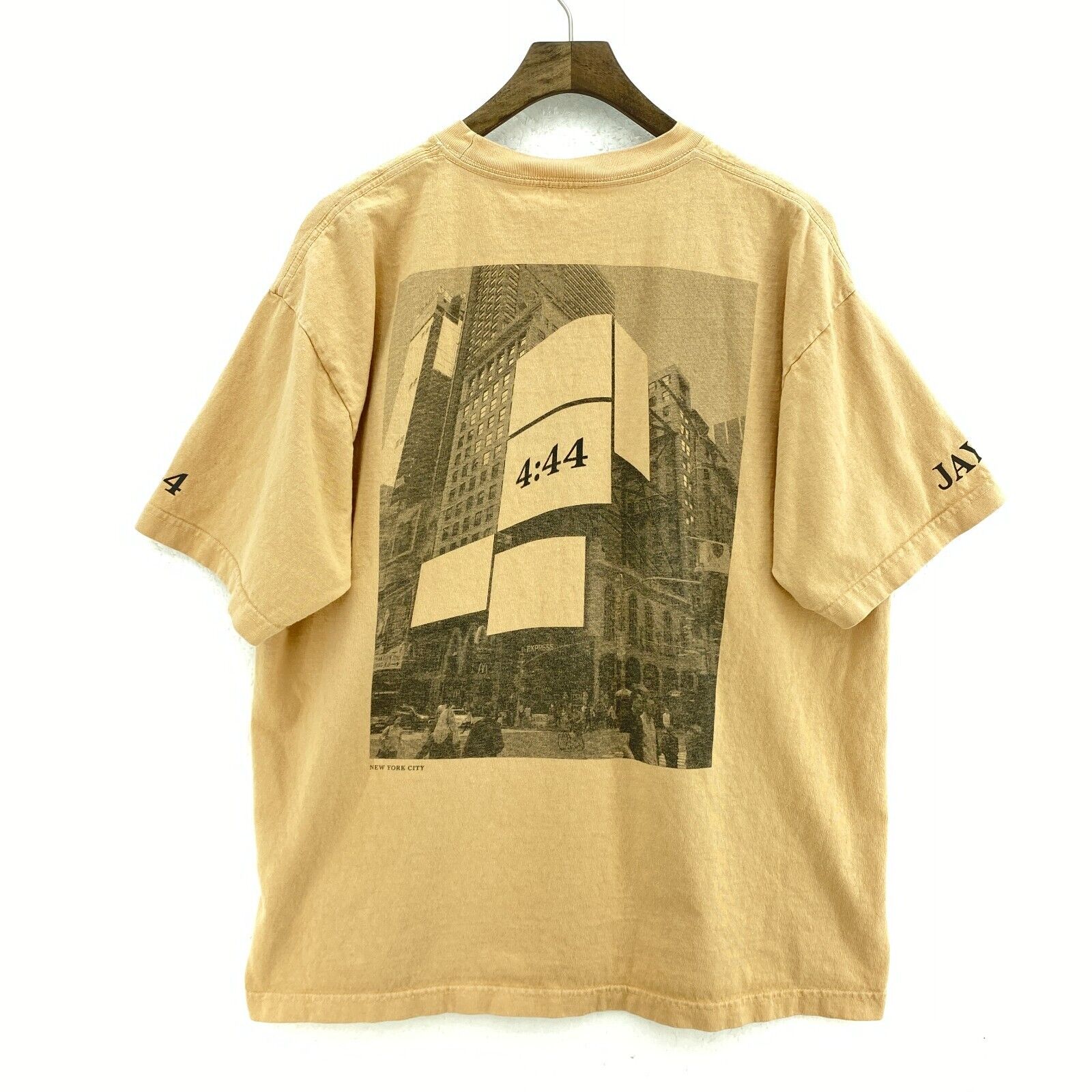 Jay Z 4:44 New York City This Is His 13th Studio Album Orange T-shirt Size L