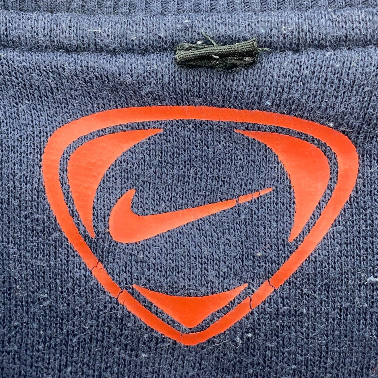 Nike AGC Middle Swoosh Logo Sweatshirt Size XXL Blue Crewneck