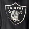 Vintage Reebok Oakland Raiders NFL Black Full Zip Insulated Jacket Size XL