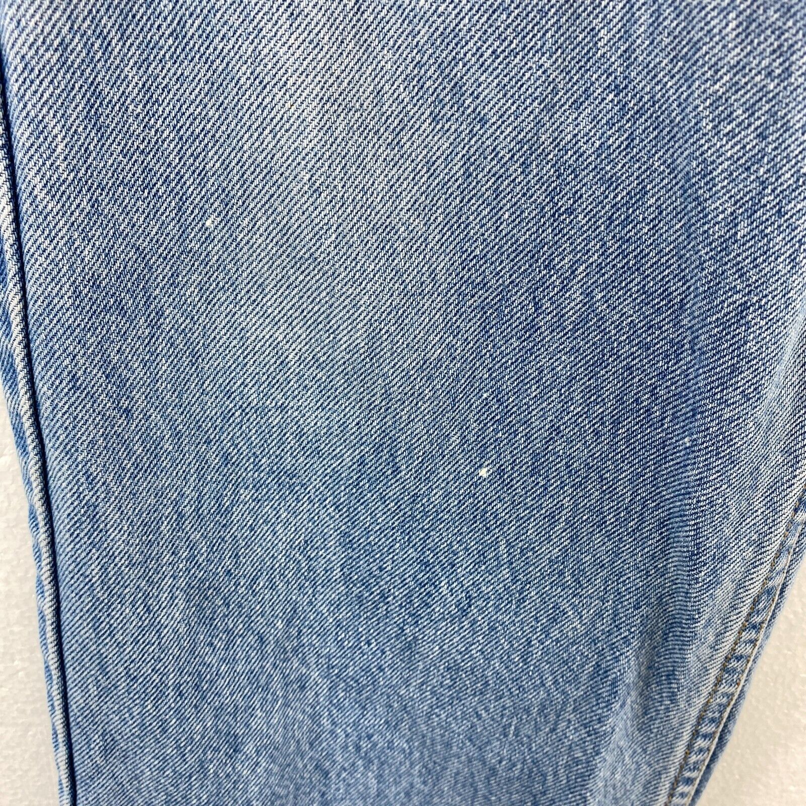 Levi's 619 Orange Tab Light Wash Blue Denim Straight Jeans Size 36