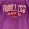 Virgina Tech Hokies Logo Burgundy T-shirt Size L University Athletic Teams NCAA