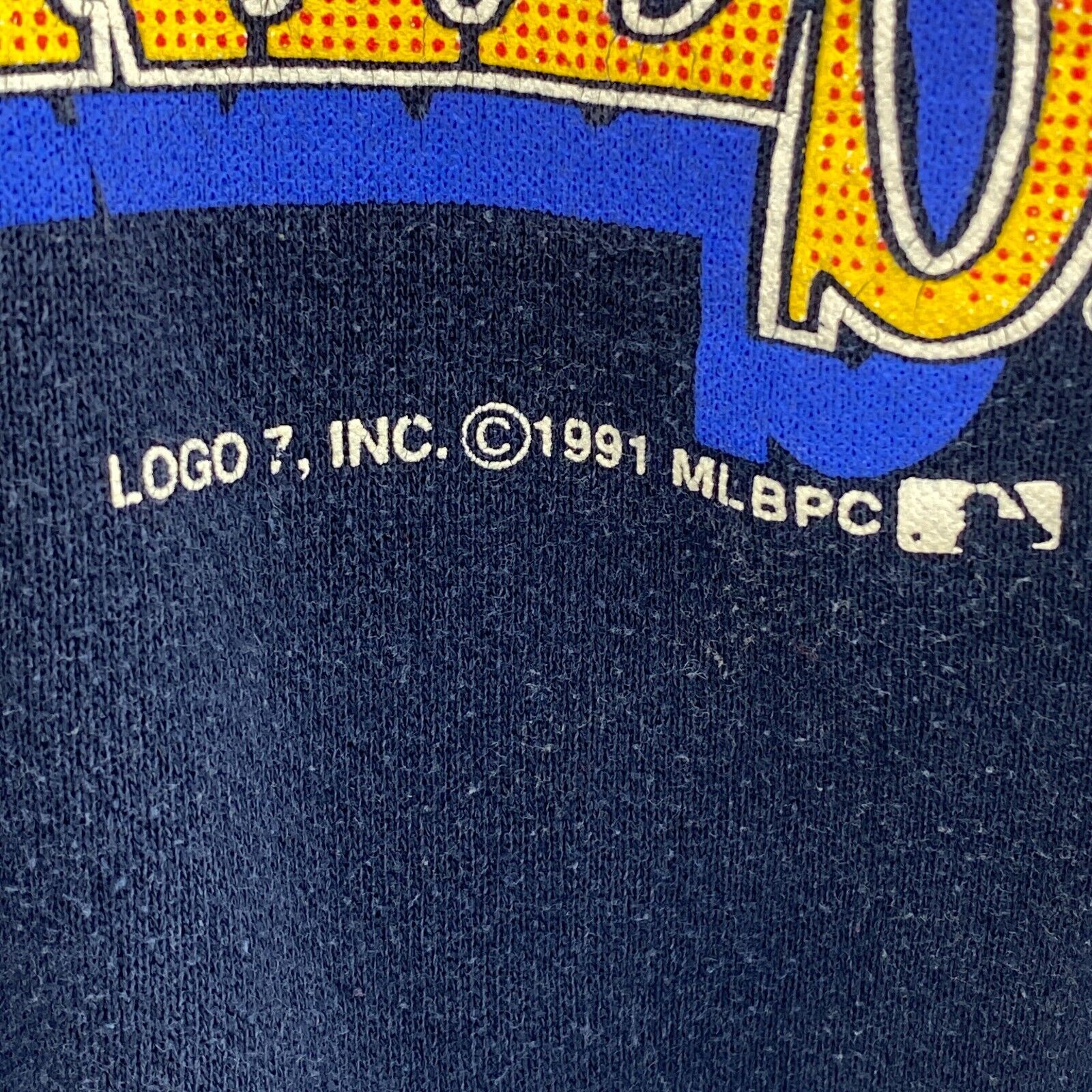 American League Champions Minnesota Twins 91 MLB Navy Blue Sweatshirt Size L