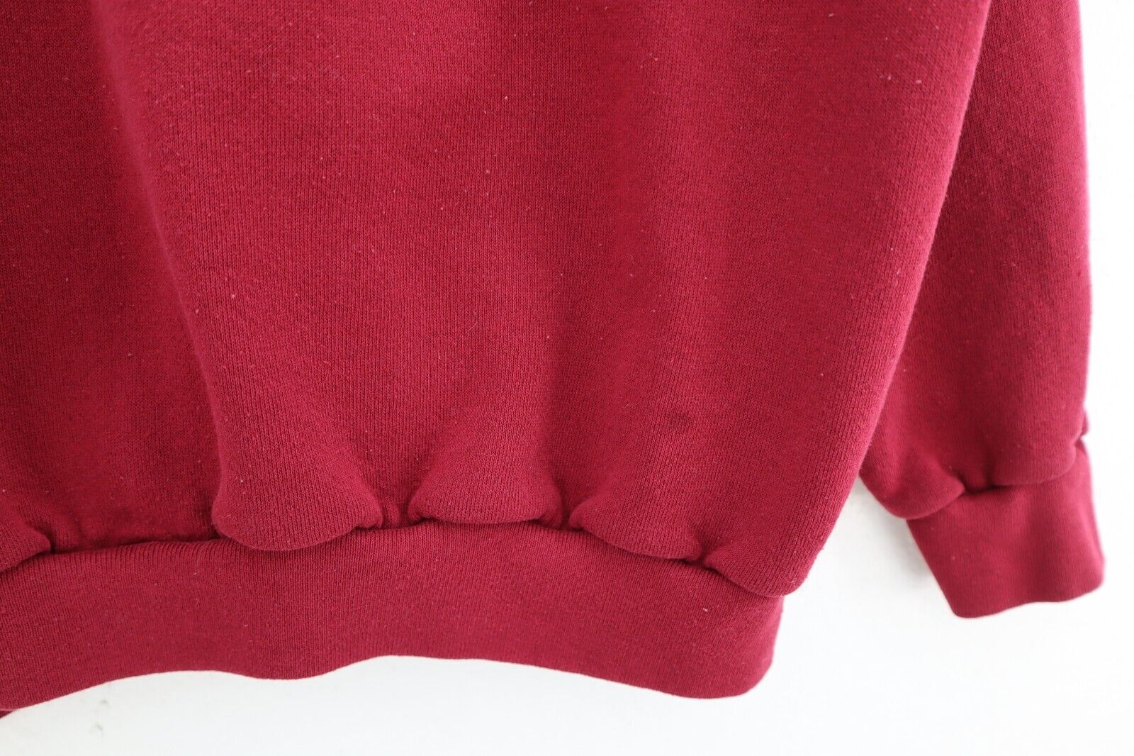 Vintage Logo 7 San Francisco 49ers 1996 NFL Burgundy Red Sweatshirt Size XL