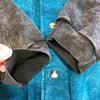 Harlequin Cotton Varsity Jacket Blue Size XL Wolf Dogs Fleece Lined