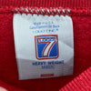 Logo 7 Detroit Red Wings 1993 Vintage Red Sweatshirt Size M NHL