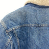 Levi's Orange Tab Sherpa Denim Blue Medium Wash Size 40 Snap Up