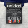 Vintage Adidas Full Zip Navy Blue Spell Out Light Jacket Size M
