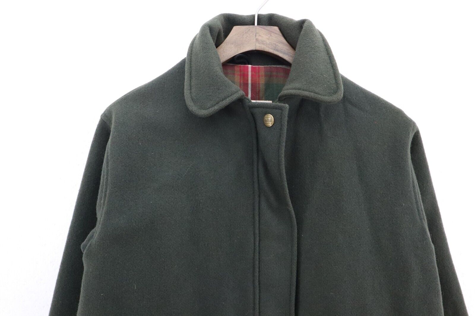 Vintage L.L.Bean Full Zip Green Earth Tone Bomber Jacket Size S