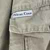 Pelican Cove Short Bomber Canvas Workwear Snapped Beige Jacket Size M