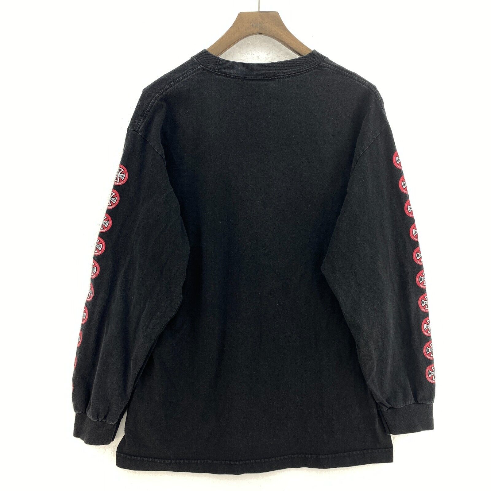 Independent Truck Company Logo Black Long Sleeve T-shirt Size S