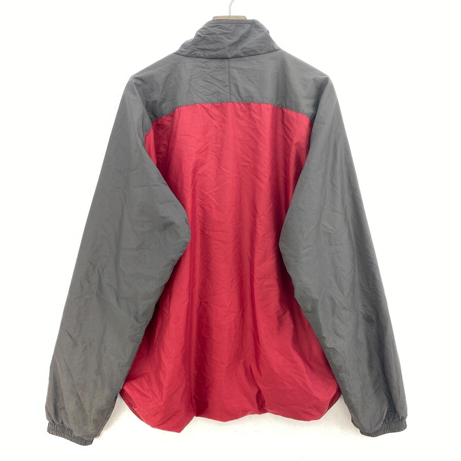 Vintage Marmot Full Zip Red Gray Lightweight Jacket Size L Windbreaker