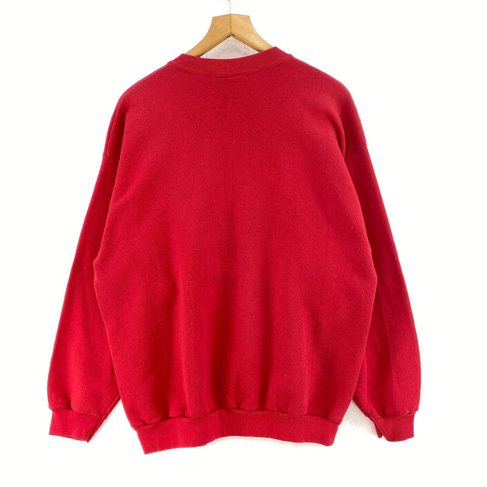 Walt Disney Mickey Mouse Genuine Article 1928 Red Crewneck Sweatshirt Size XL