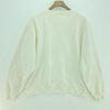 Champion Reverse Weave Embroidered Chest Logo White Sweatshirt Size M Women's
