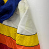 Tommy Hilfiger Aqua Gear Colorblock Yellow Blue Quarter Zip Jacket Size M