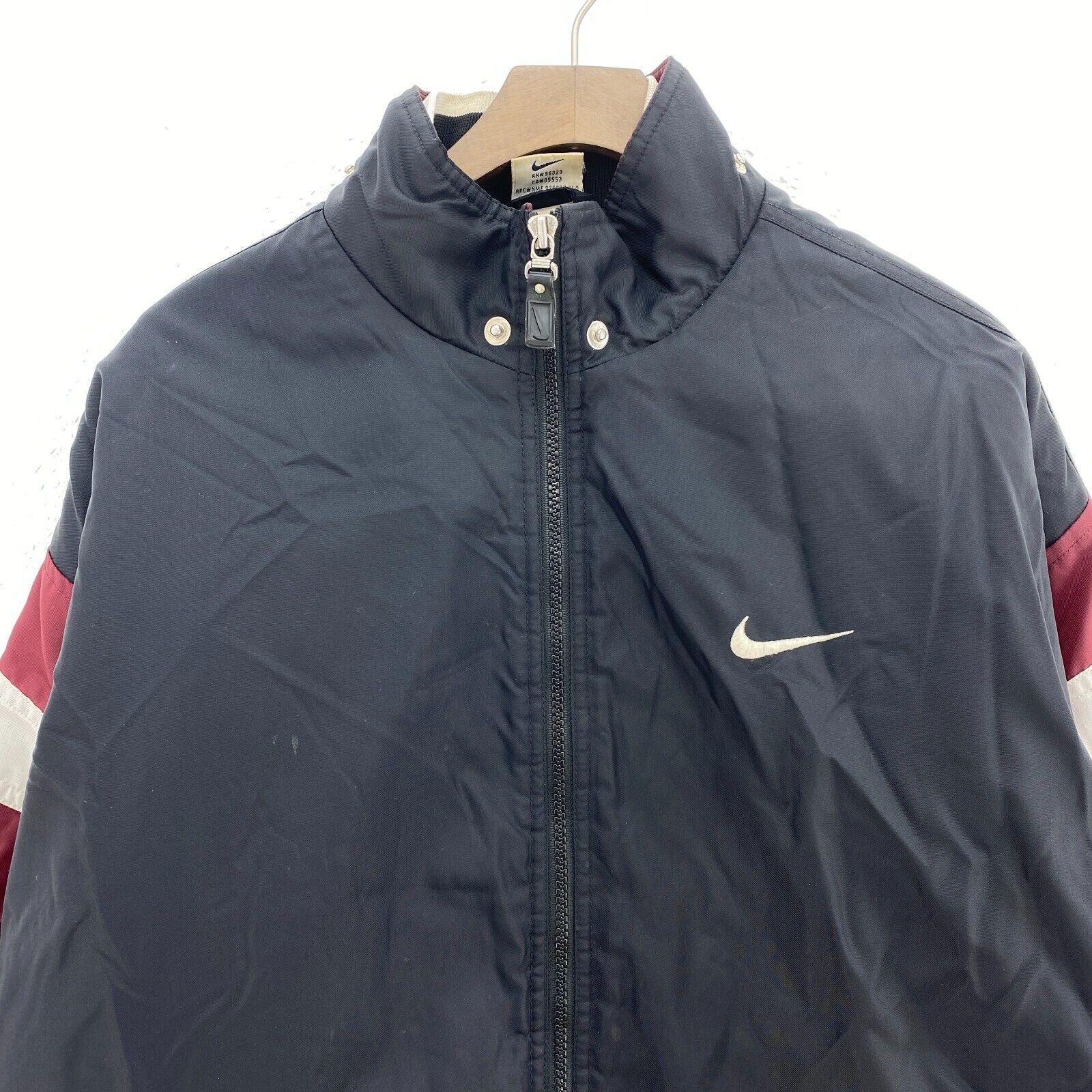 Vintage Nike Full Zip Black Insulated Jacket Size XL