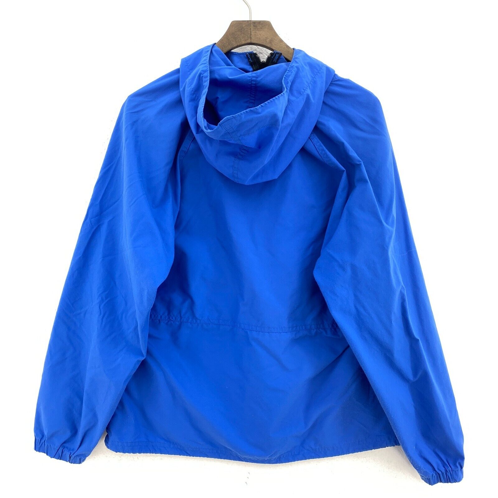L.L. Bean Light Hooded Jacket Blue Size M 1/4 Zip Women's