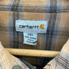 Carhartt Brown Workwear Buttoned Shirt Size XXL Front Pockets
