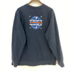 Nike Print Split Personality Sweatshirt Crewneck Blue Size L