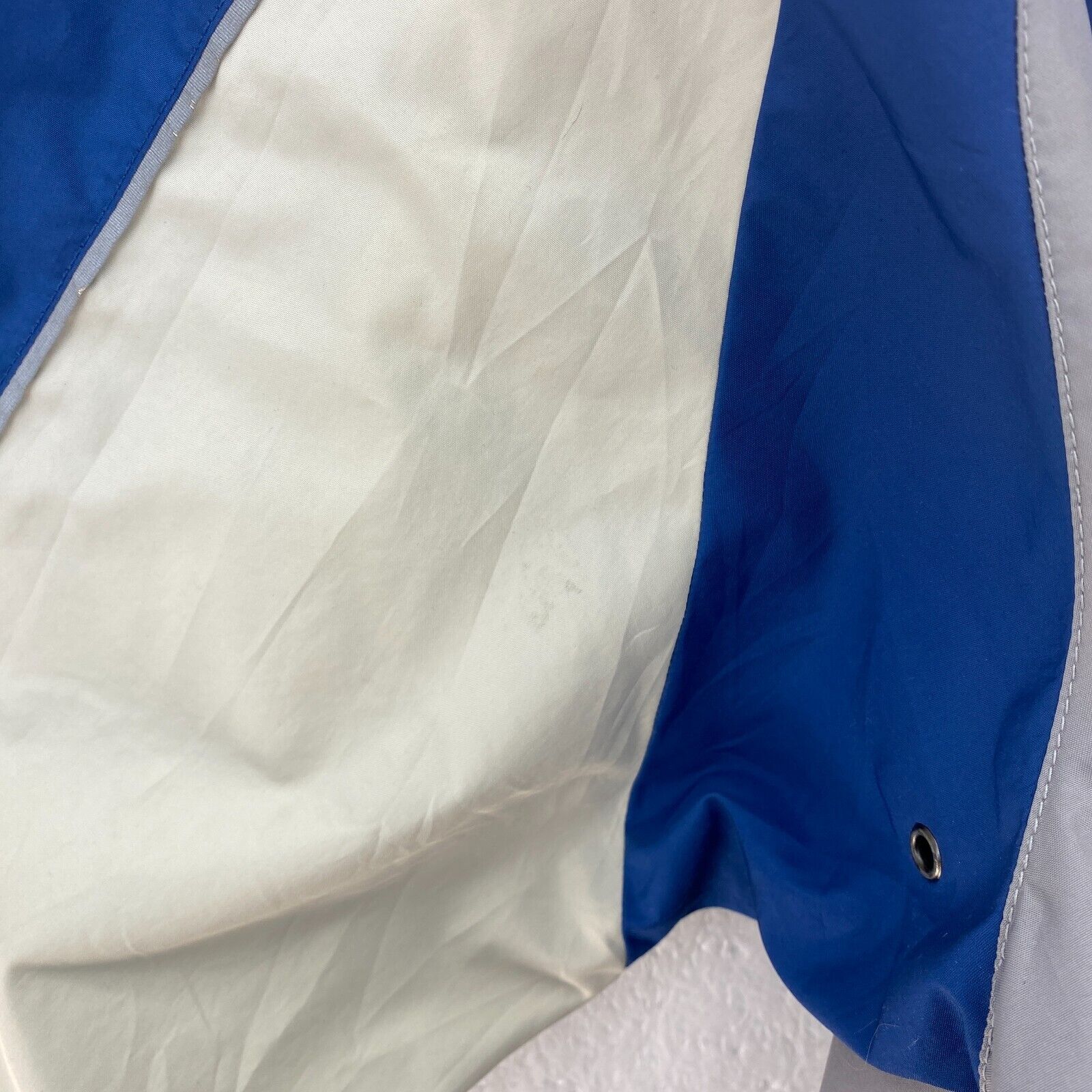 Nike Logo Full Zip Lightweight Blue Jacket Size M