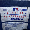 Starter New York Yankees Logo MLB Baseball Blue Windbreaker Light Jacket Size XL