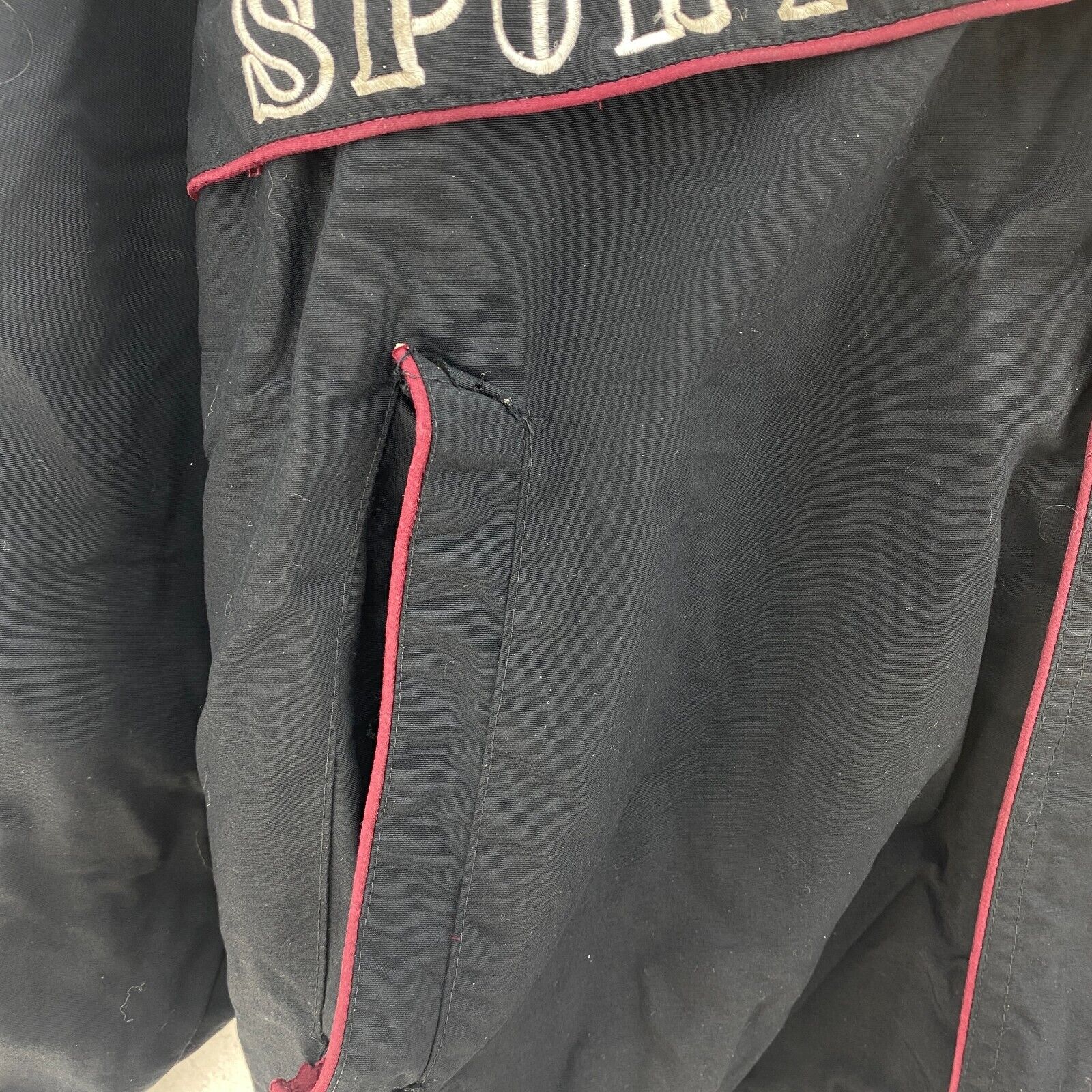 Nike Swoosh Logo Light Hooded Jacket Size L Black Full Zip Up