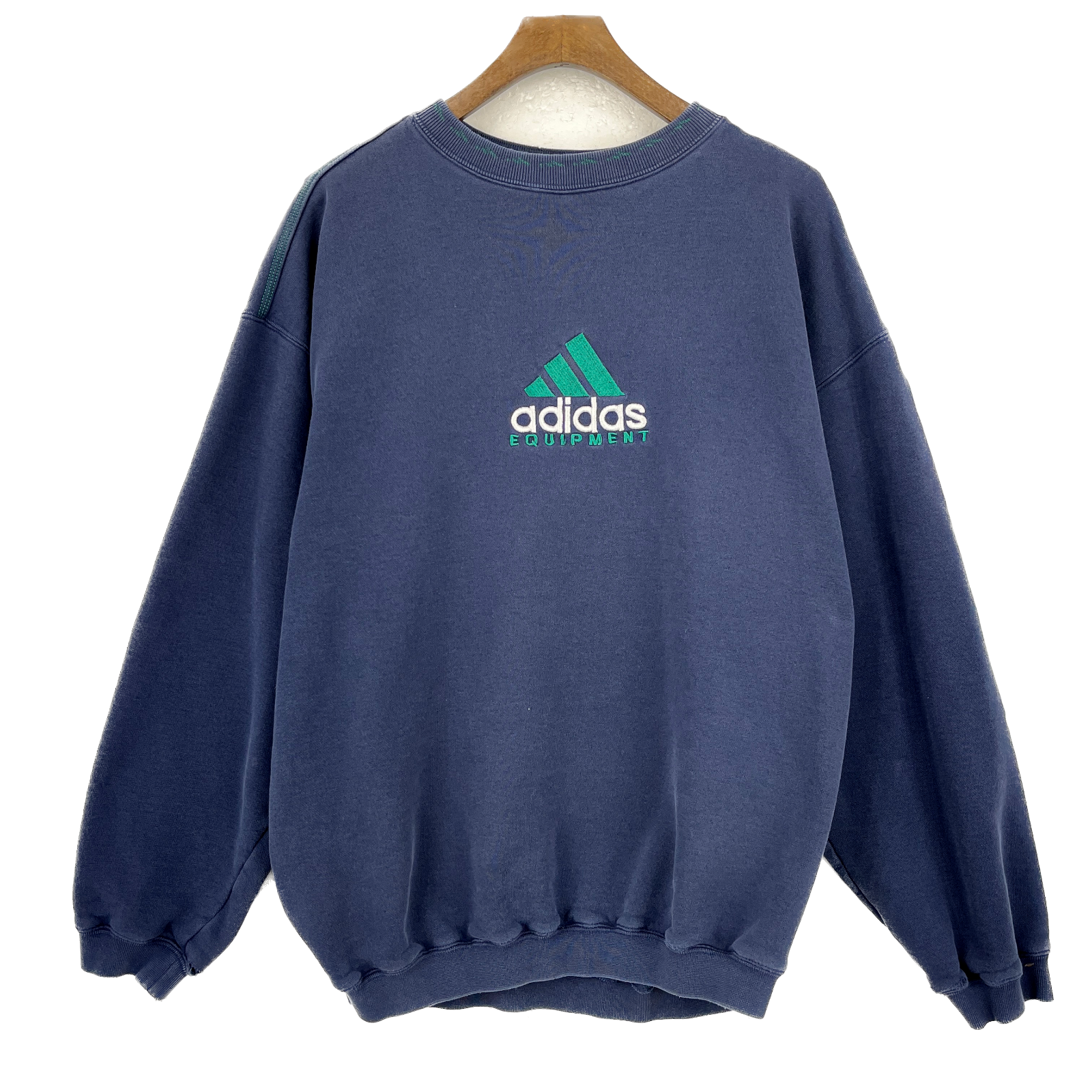 Vintage Adidas Equipment Navy Blue Sweatshirt Size L