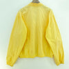 Polo By Ralph Lauren Logo Embroidered Yellow Light Jacket Size M Full Zip Up
