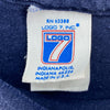Vintage Logo 7 Minnesota Twins 1991 MLB T-shirt Size L Blue Single Stitch