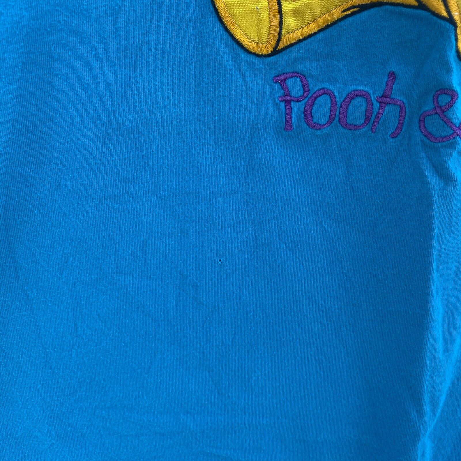 Vintage Disney Winnie The Pooh Piglet Blue T-shirt Size L